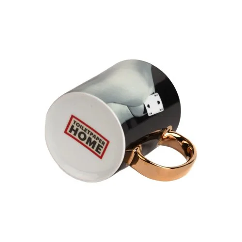 Designer porcelain mug with expressive surface and refined form (Copy)