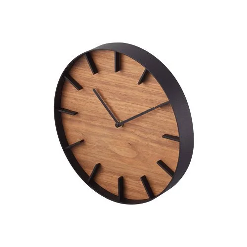 RIN Wall Clock by Yamazaki in ash or walnut veneer, showcasing minimalist Japanese design. (Copy)