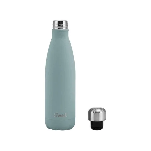 Insulated stainless steel water bottle with minimalist design