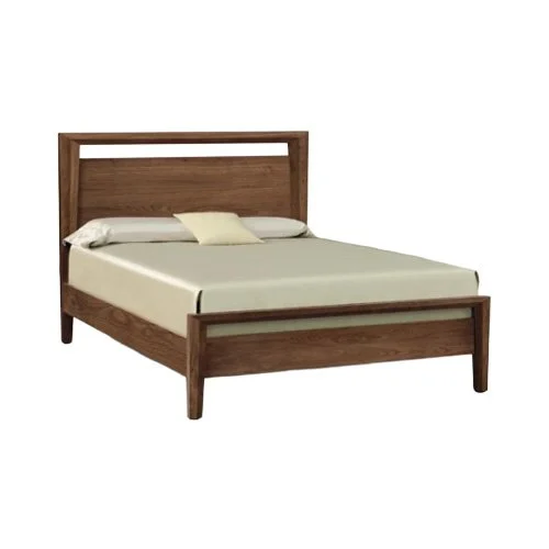 Mansfield 49" Bed by Copeland, a tall solid wood platform bed crafted in Vermont.