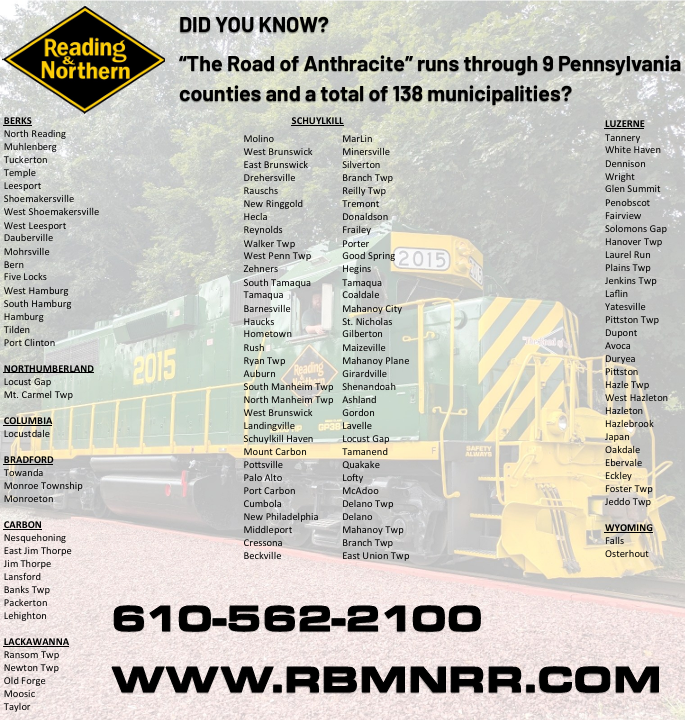 Counties and Municipalities Served by RBMN