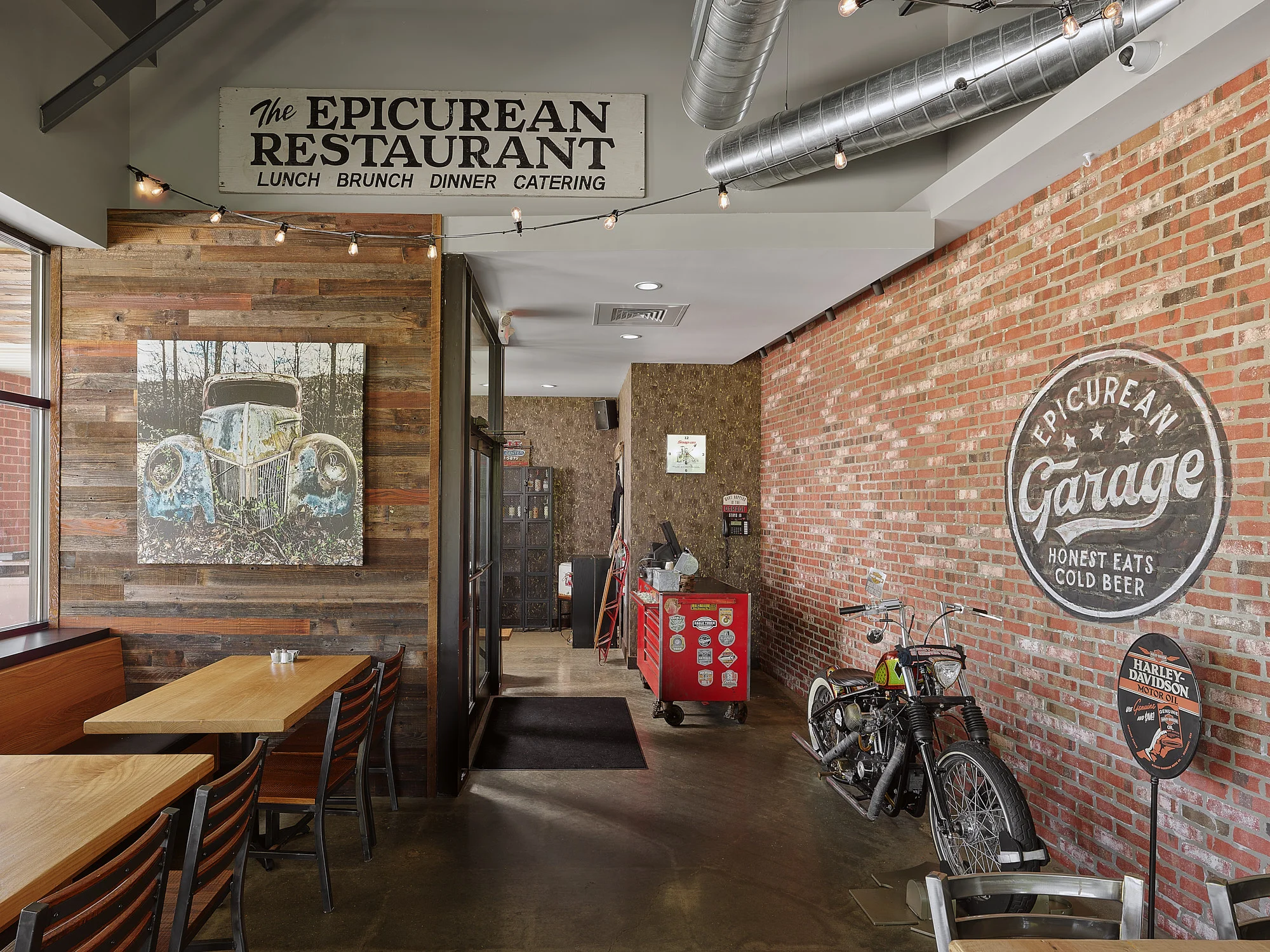 Epicurean Garage in Chester Springs PA for D. Fickler Construction and Arcus Design Group