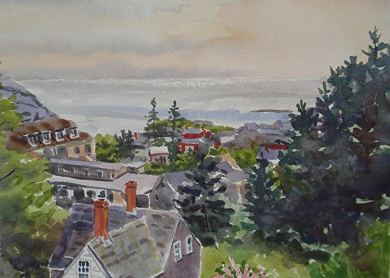 Clearing Rain, Monhegan
