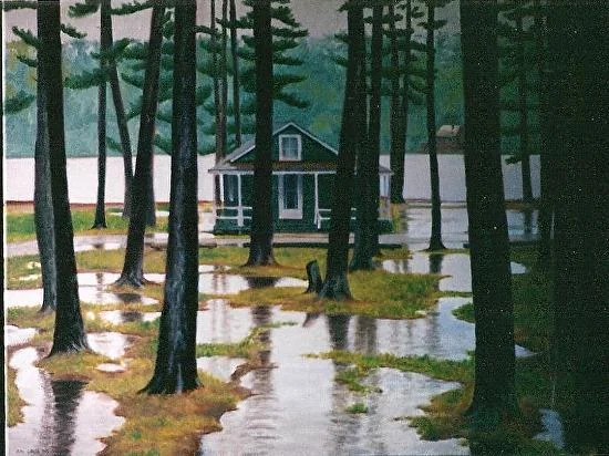 Wet Day at Crystal Lake