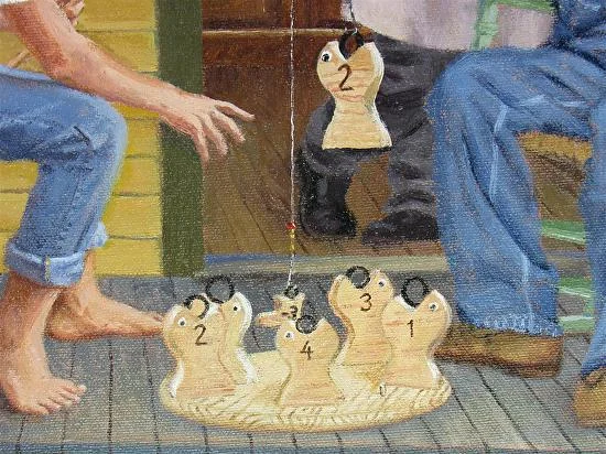 Fishing Roundup (detail I)