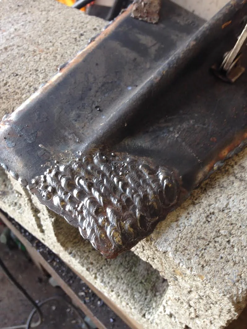 Repaired spade