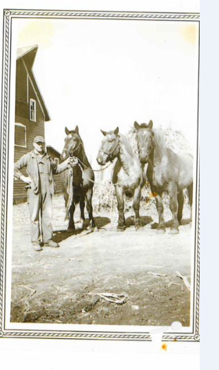 Albert Benson with his drafts