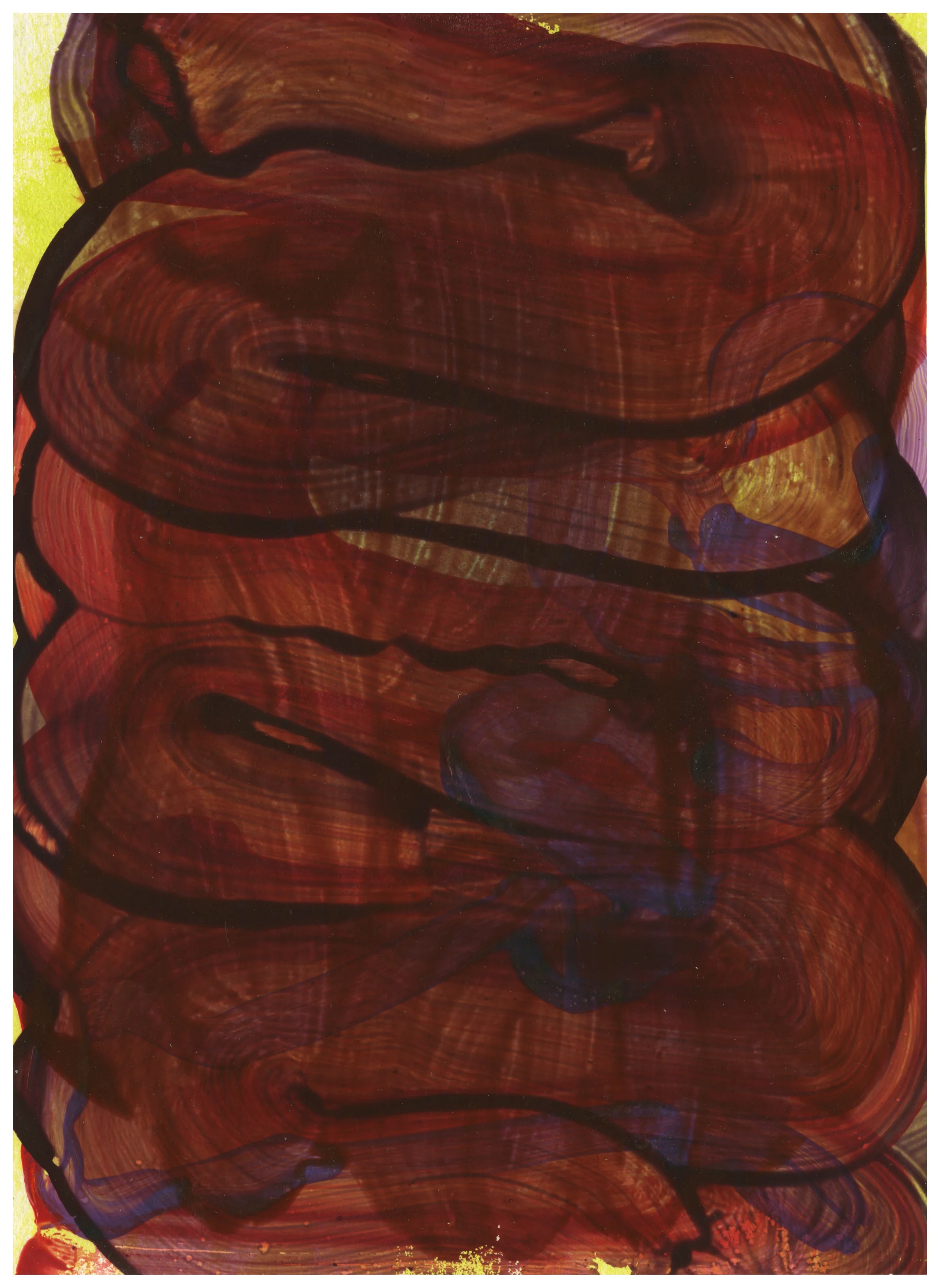 Saint Hunter 2015 Acrylic on Paper 7x9.5 in