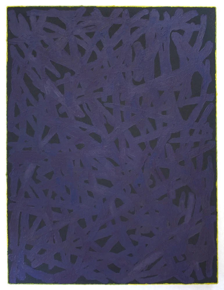 Criss Cross Acrylic on canvas 15” x 20" 2017