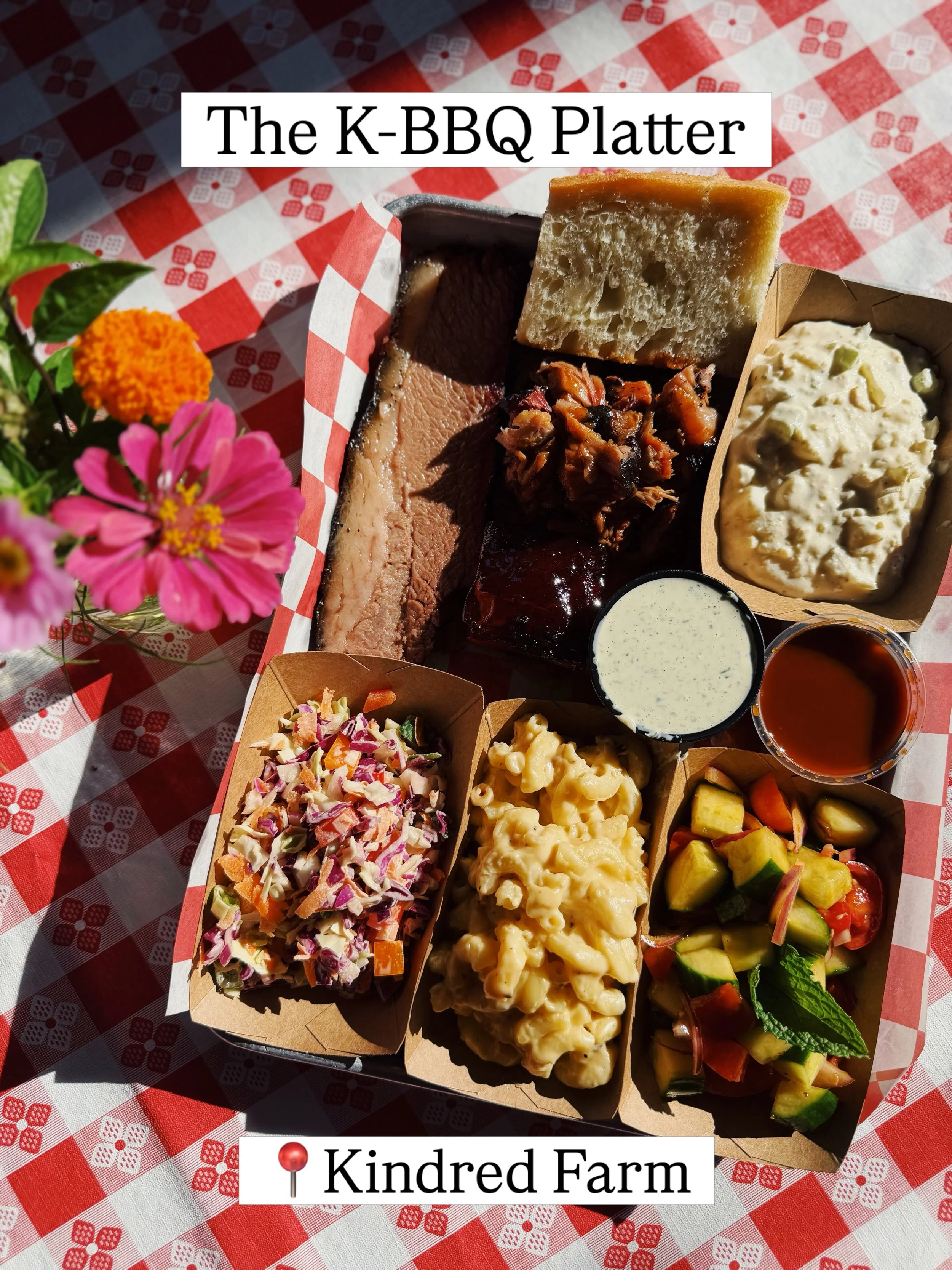 That K-BBQ Platter - she&rsquo;s a beauty. 

You have only a few more chances to try our BBQ &amp; Burger Dinners in September! After this, we&rsquo;re moving on to other events this fall. 

Come enjoy our Texas-style &ldquo;K-Barbeque,&rdquo; Smash 