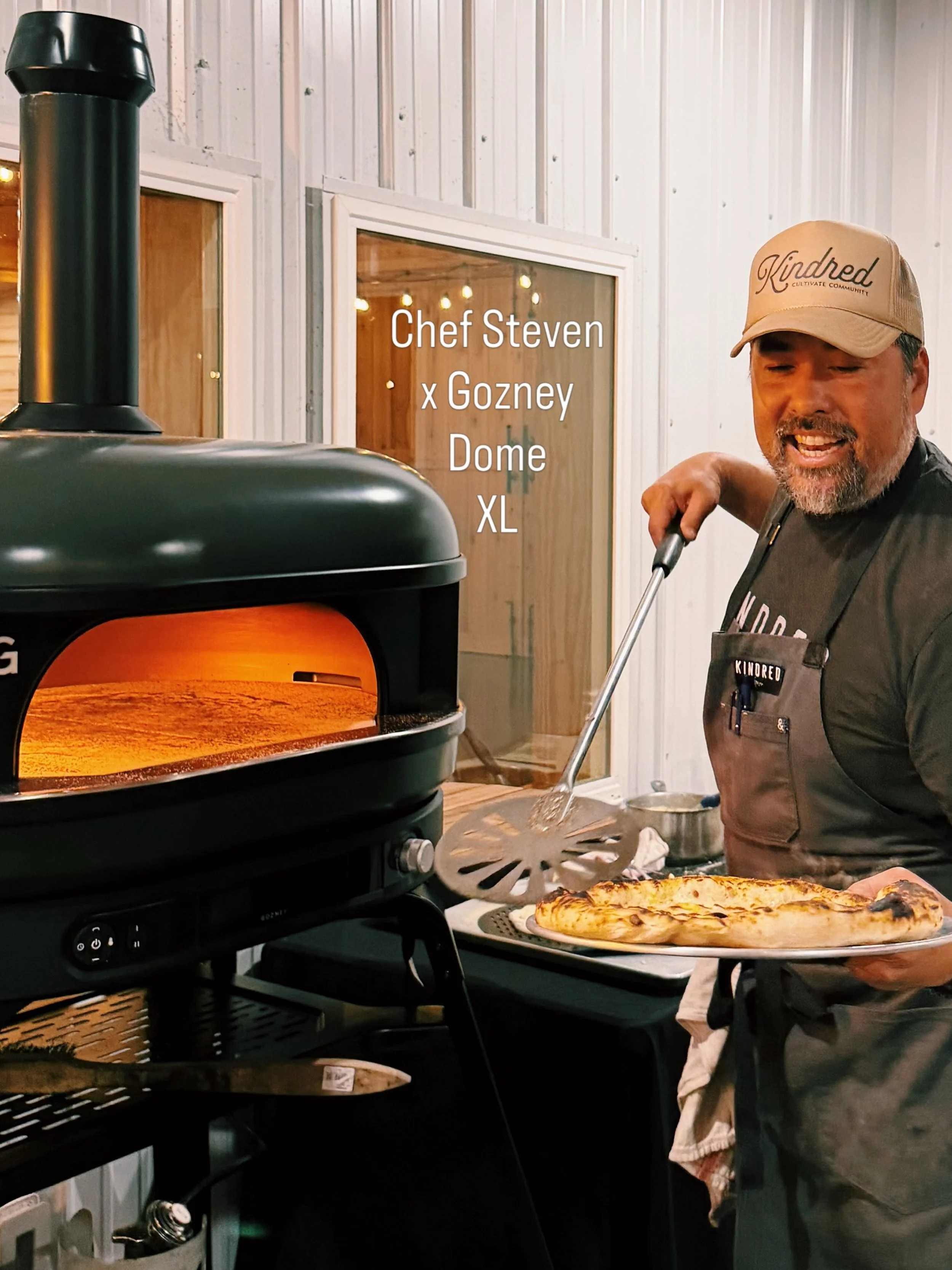 Our @gozney ovens aren&rsquo;t just for cooking amazing artisan pizzas, but so much more. 🔥 Chef Steven used the new, extra roomy Dome XL at his Rustic Italian Supper Club to create the perfect crisp finish on the Eggplant Parmigiana. It was melt-in
