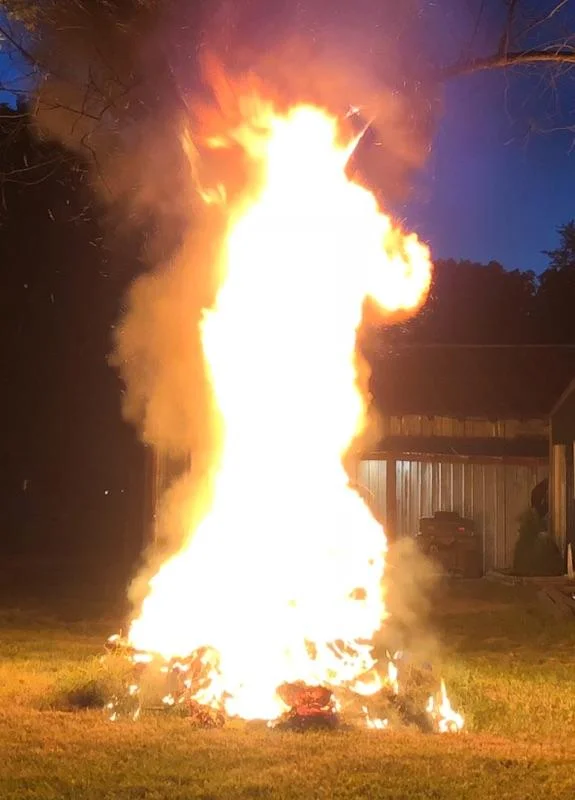 The Bull God. Fire by David Berry. Photo by David Berry.