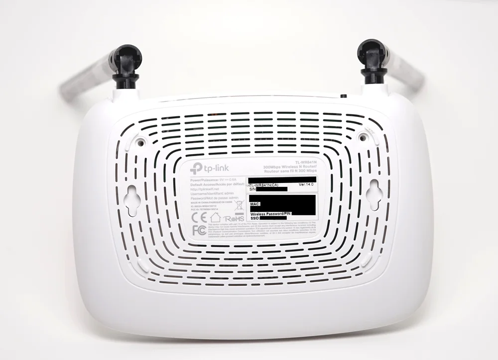 Figure 2 - Bottom of router