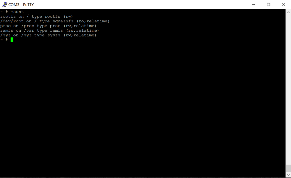 Figure 18 - Determining the writeable locations on the device