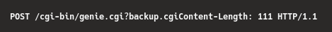Figure 8 - URI to forge Content-Length value