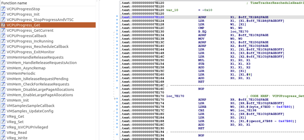 Figure&nbsp;7&nbsp;- Embedded vmmmods VMM code