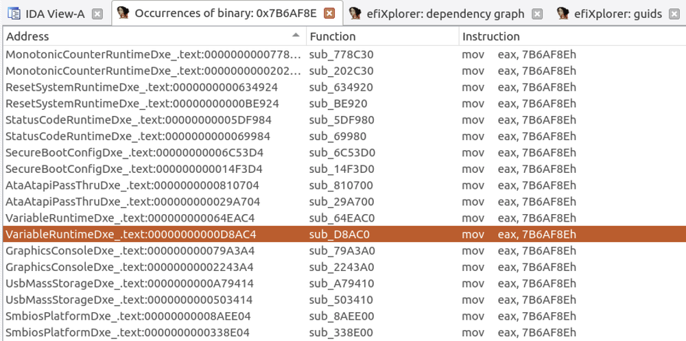 Figure 2 - Search for OTGHandleGenericCommand