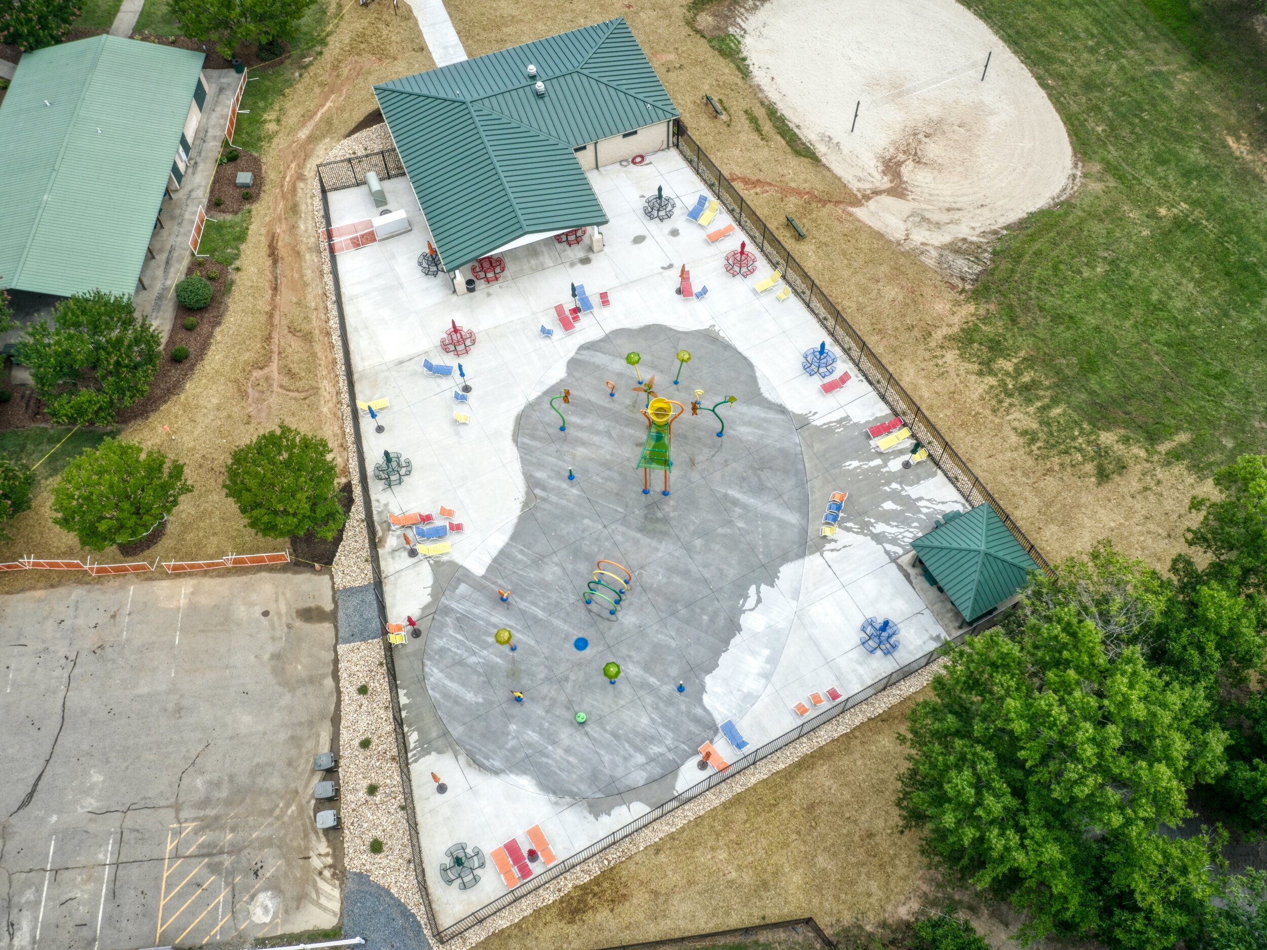 Freedom Park Splash Pad - Construction Progression