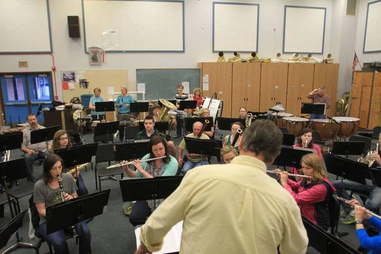 Rob Izzett Leading Rehearsal