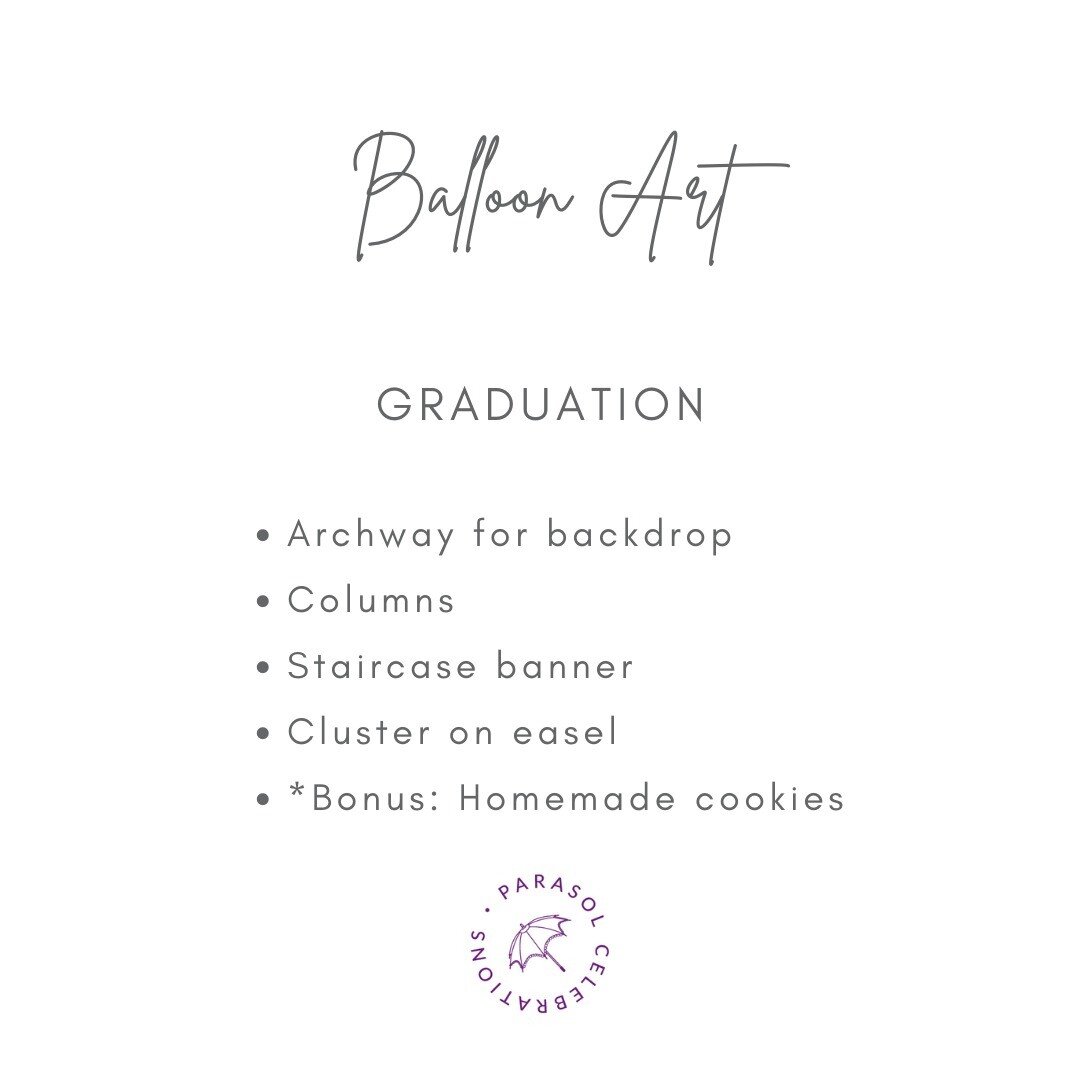 Balloon Art for Graduation &bull; Backdrop Hoop - Garland - Cluster - Columns - Homemade Cookies #BalloonCluster #balloongarland #Balloons #BalloonDecor #NewJersey