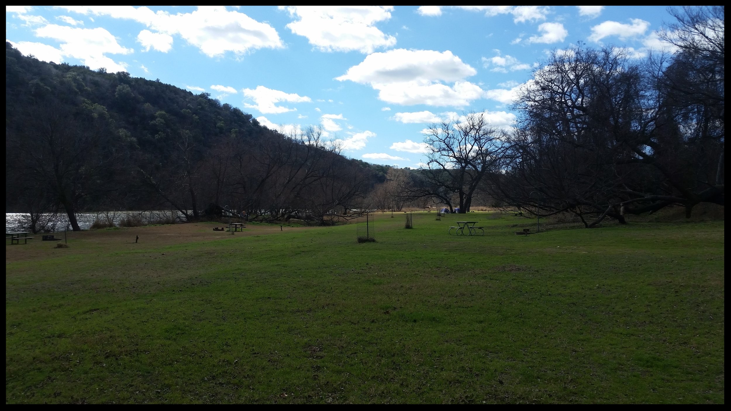 A look back towards the River Group sites.