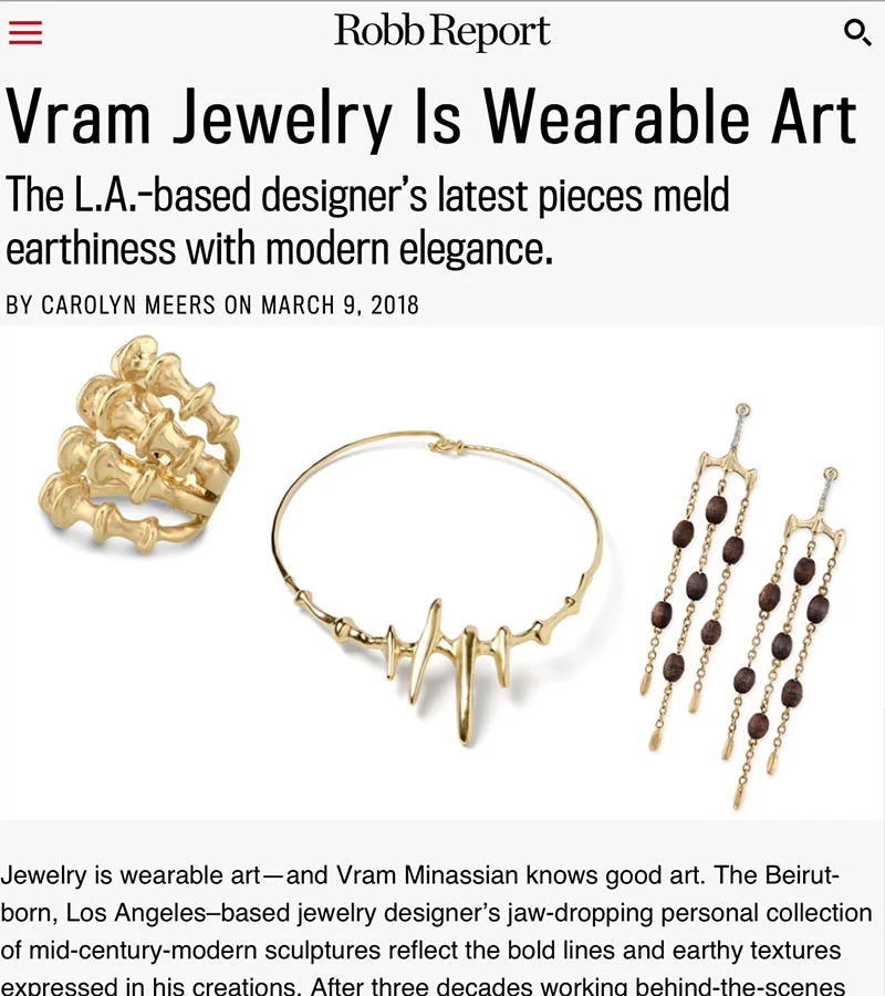 VRAM Jewelry in Robb Report Magazine