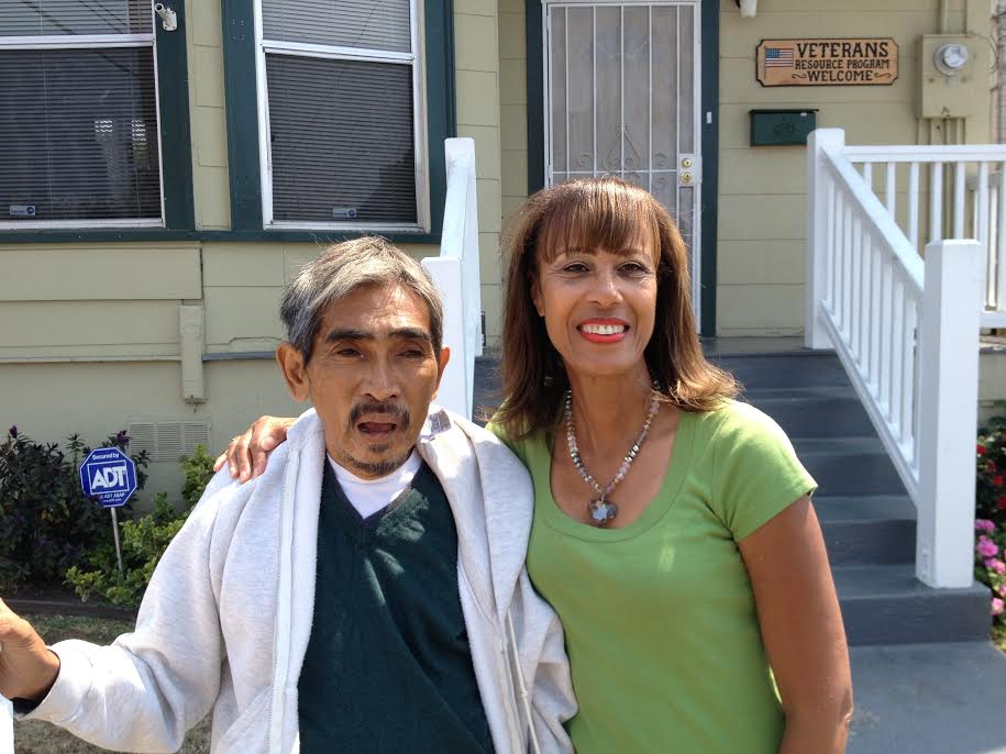 Rhonda Harris with Jaime Garcia (deceased), one of the veterans VRP has housed over the years