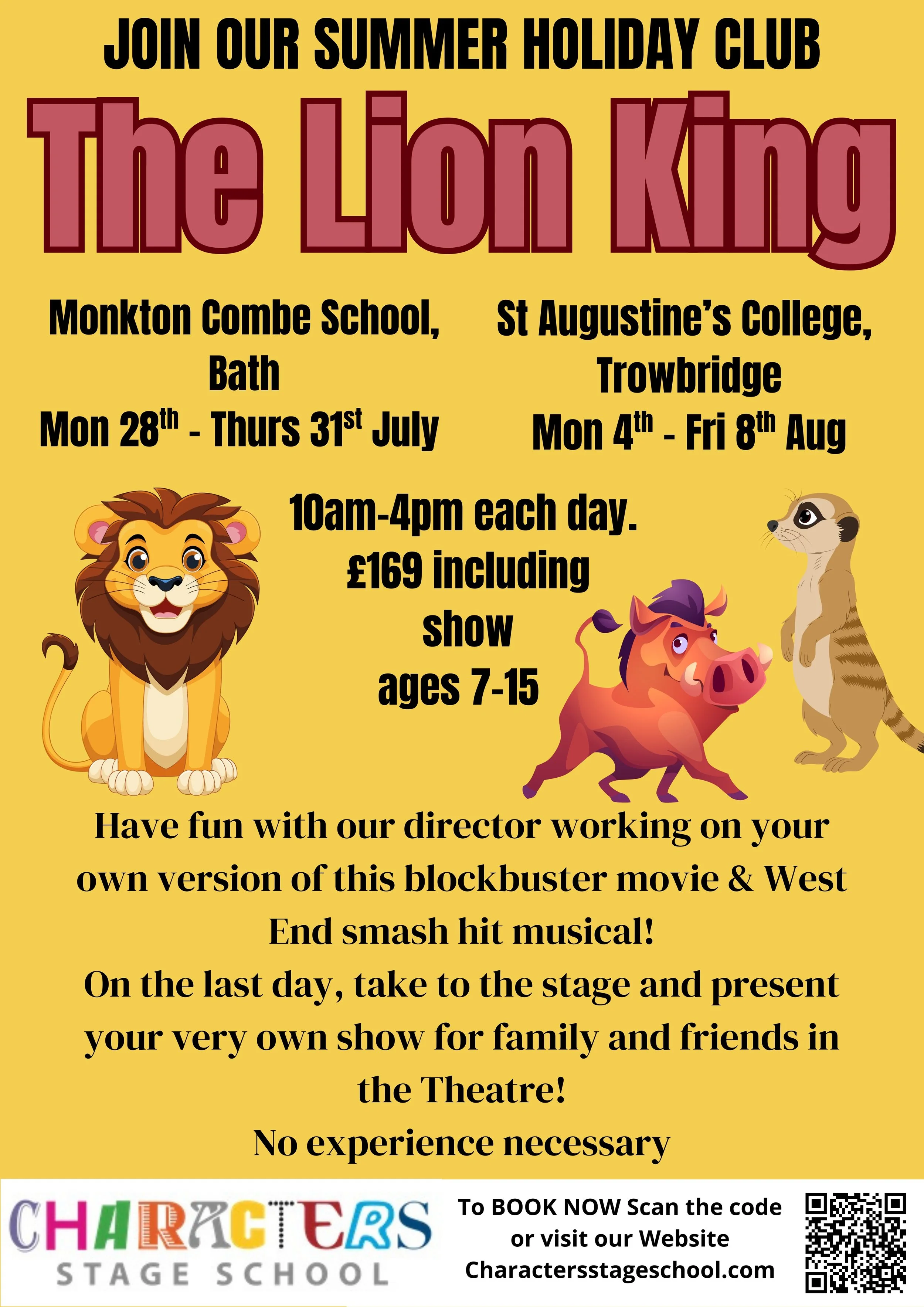 The Lion King Summer Holiday Club, Trowbridge