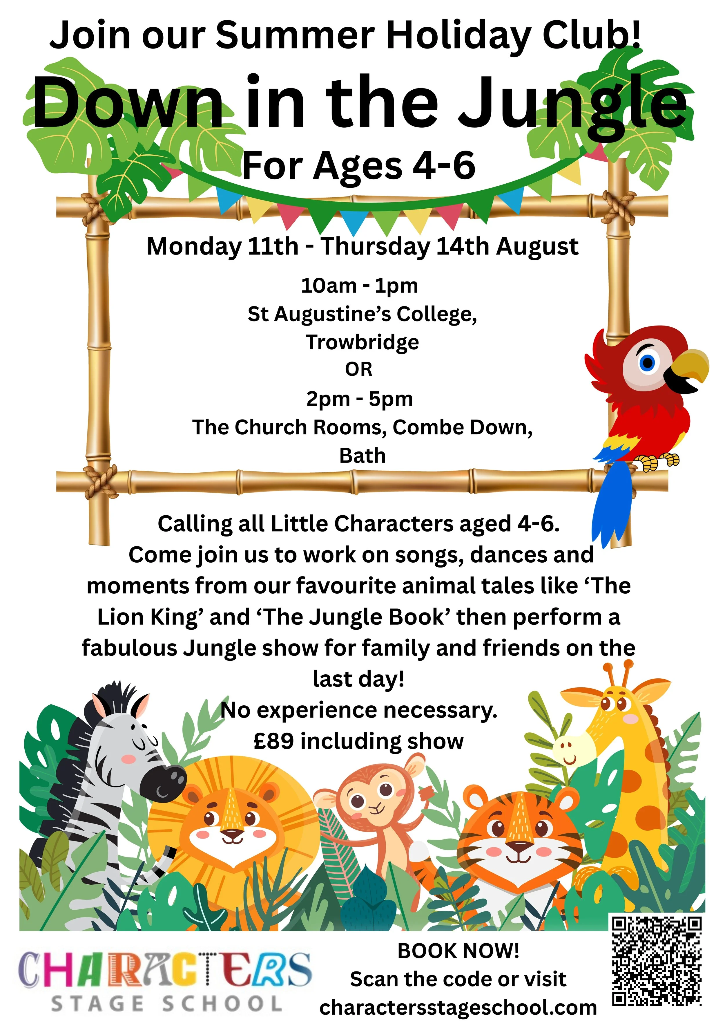 'Down in the Jungle' Summer Holiday Club, Bath
