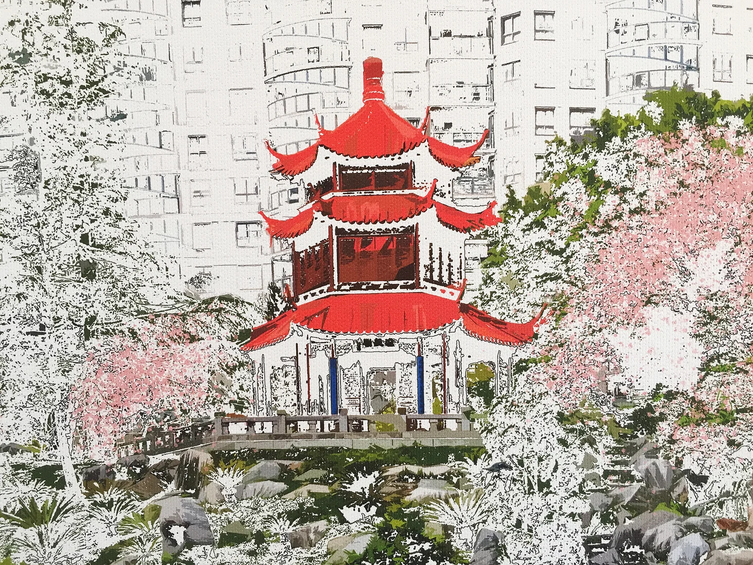 Friendship Garden Four Nine (detail)