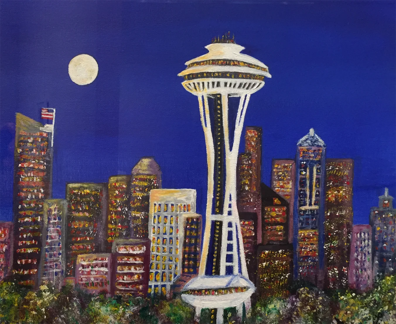 Moon Over Seattle Midori Liu