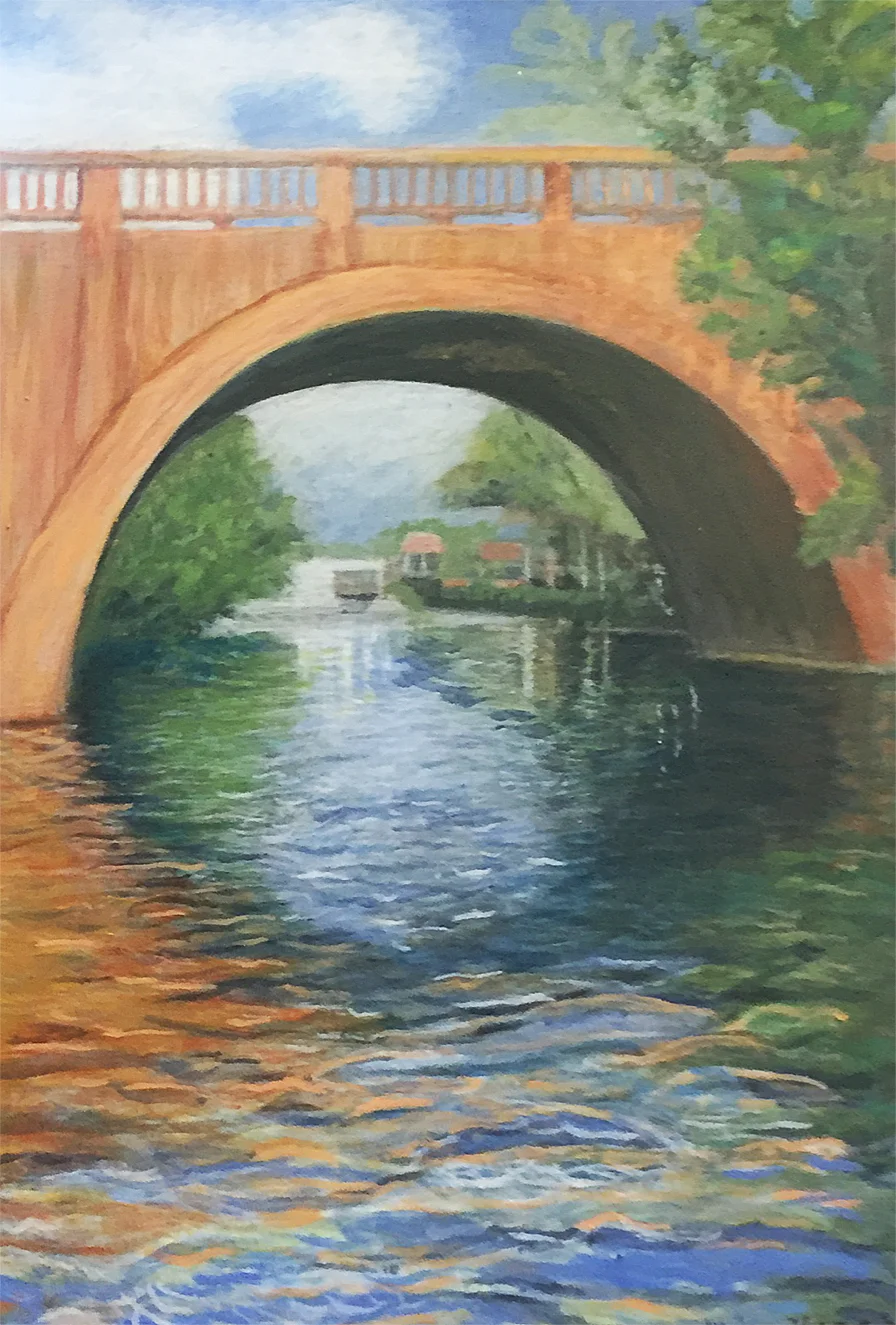 Coral Gables Waterway from Rowboat Elaine Thomas
