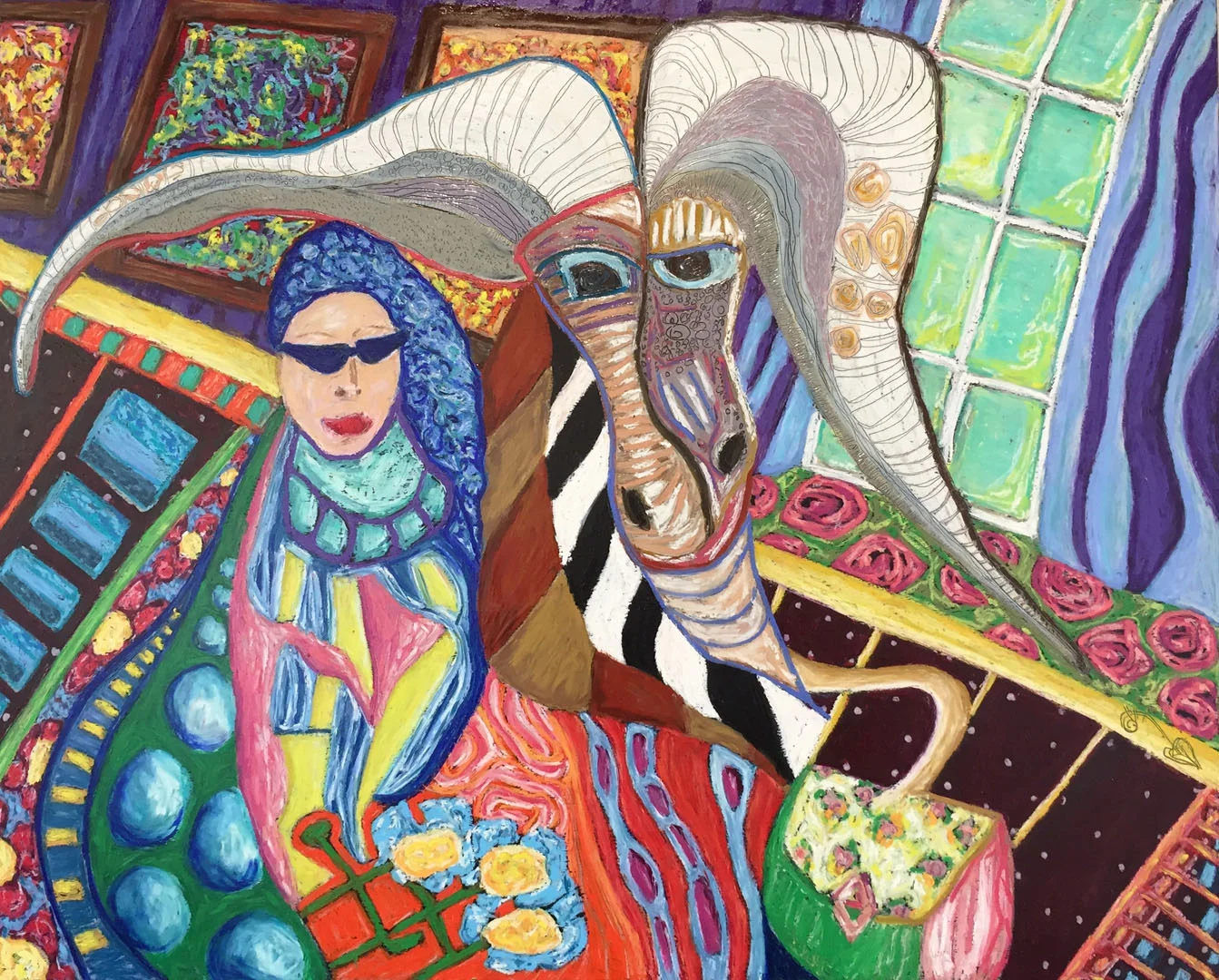 The Old Lady and Musk Ox Christina Jensen