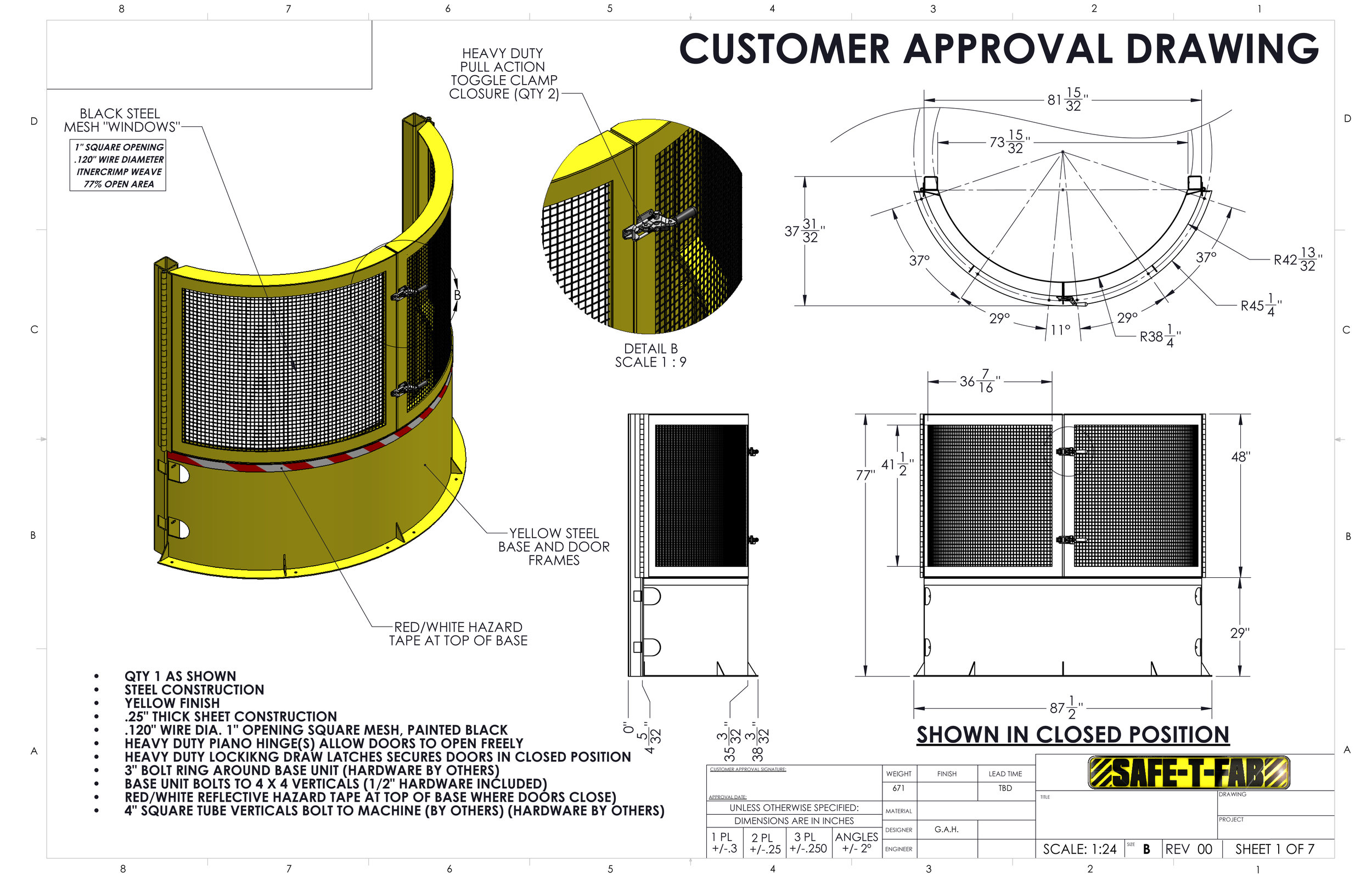 Approval Drawing Sheet 1