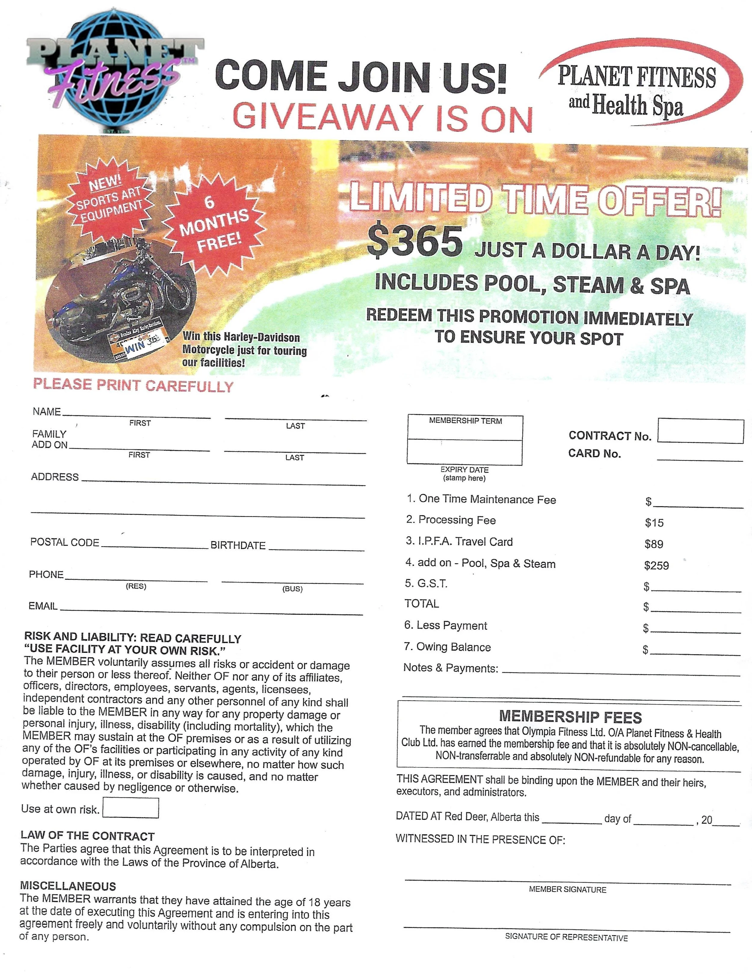 Prices — Planet Fitness Inc.