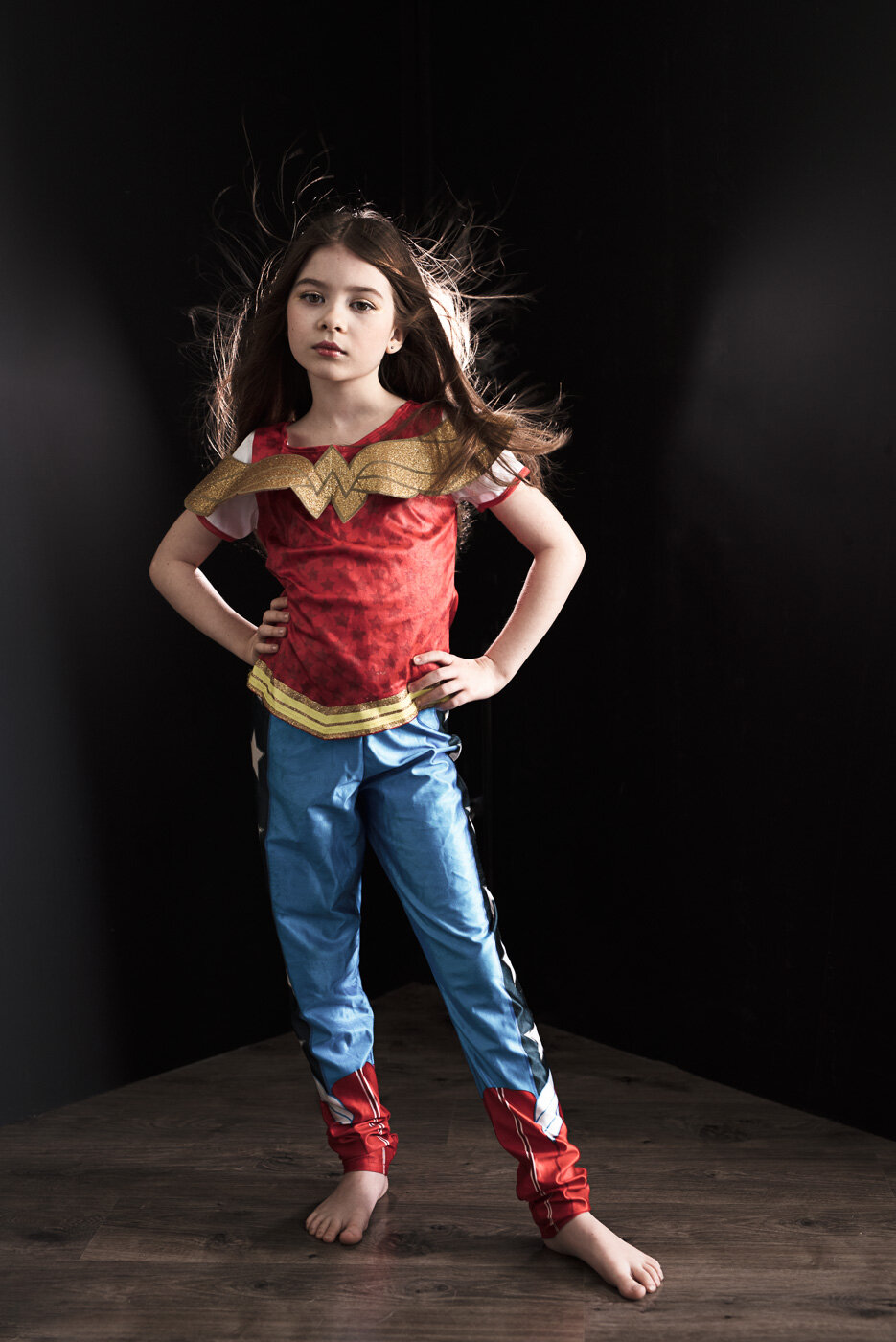 Super Hero Portraits of Children