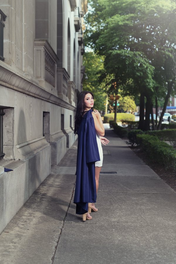 Senior Portrait with Cap and Gown