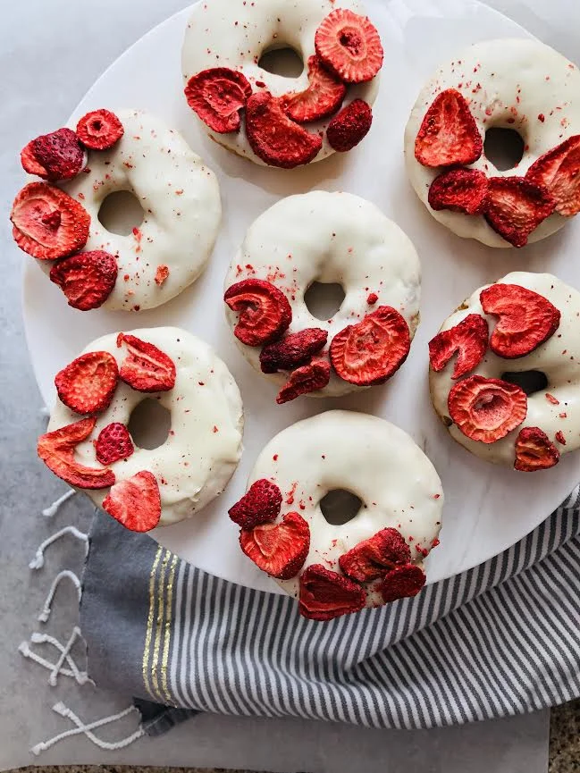 vanilla vegan donuts 