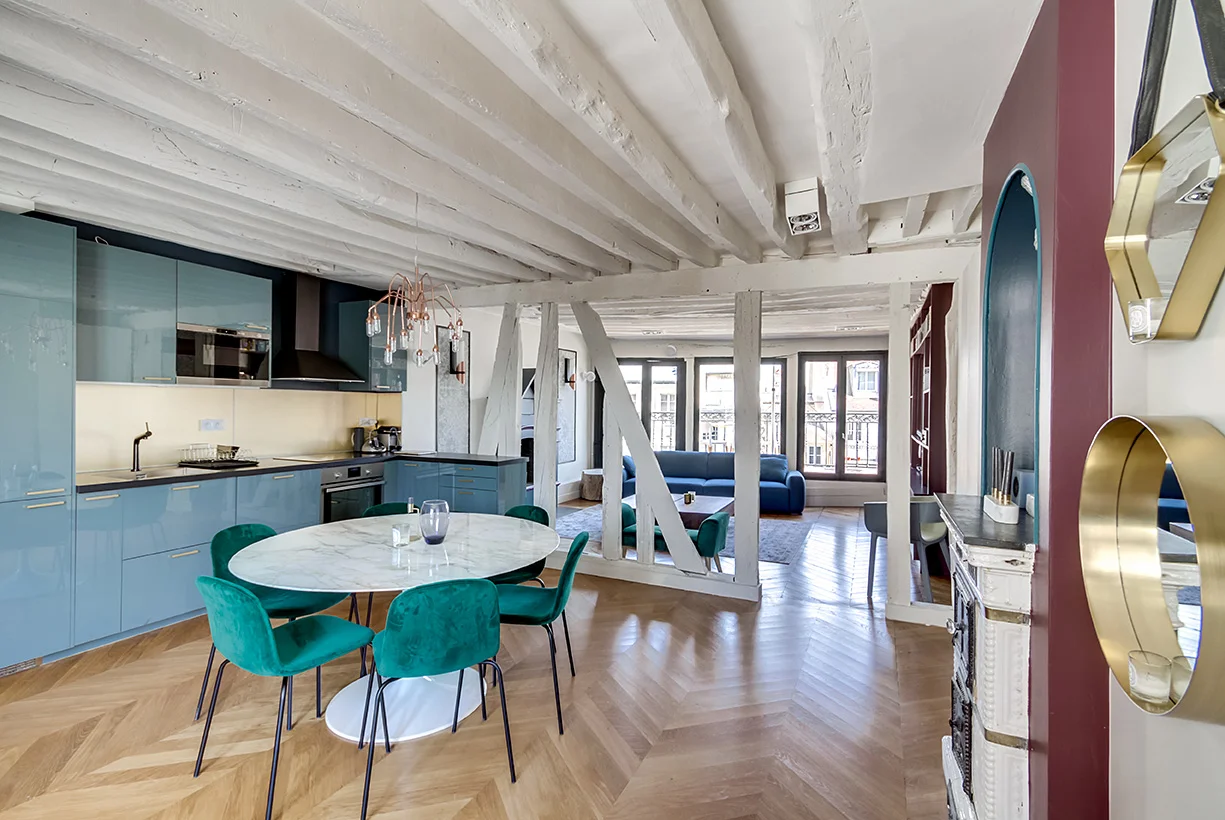Architecture d'intérieur, décoration - Isabelle Attal - Appartement 100 m2 Cœur du Marais / Paris - 4