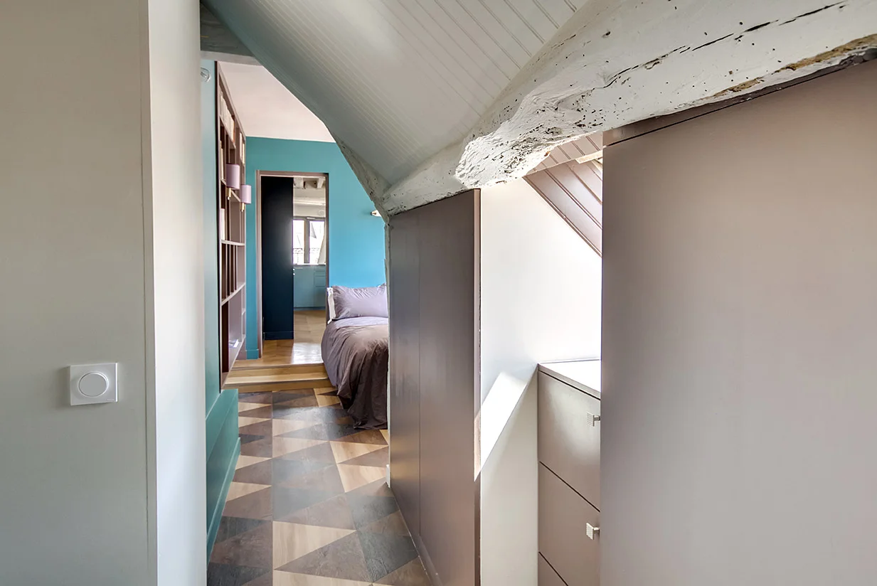 Architecture d'intérieur, décoration - Isabelle Attal - Appartement 100 m2 Cœur du Marais / Paris - 10