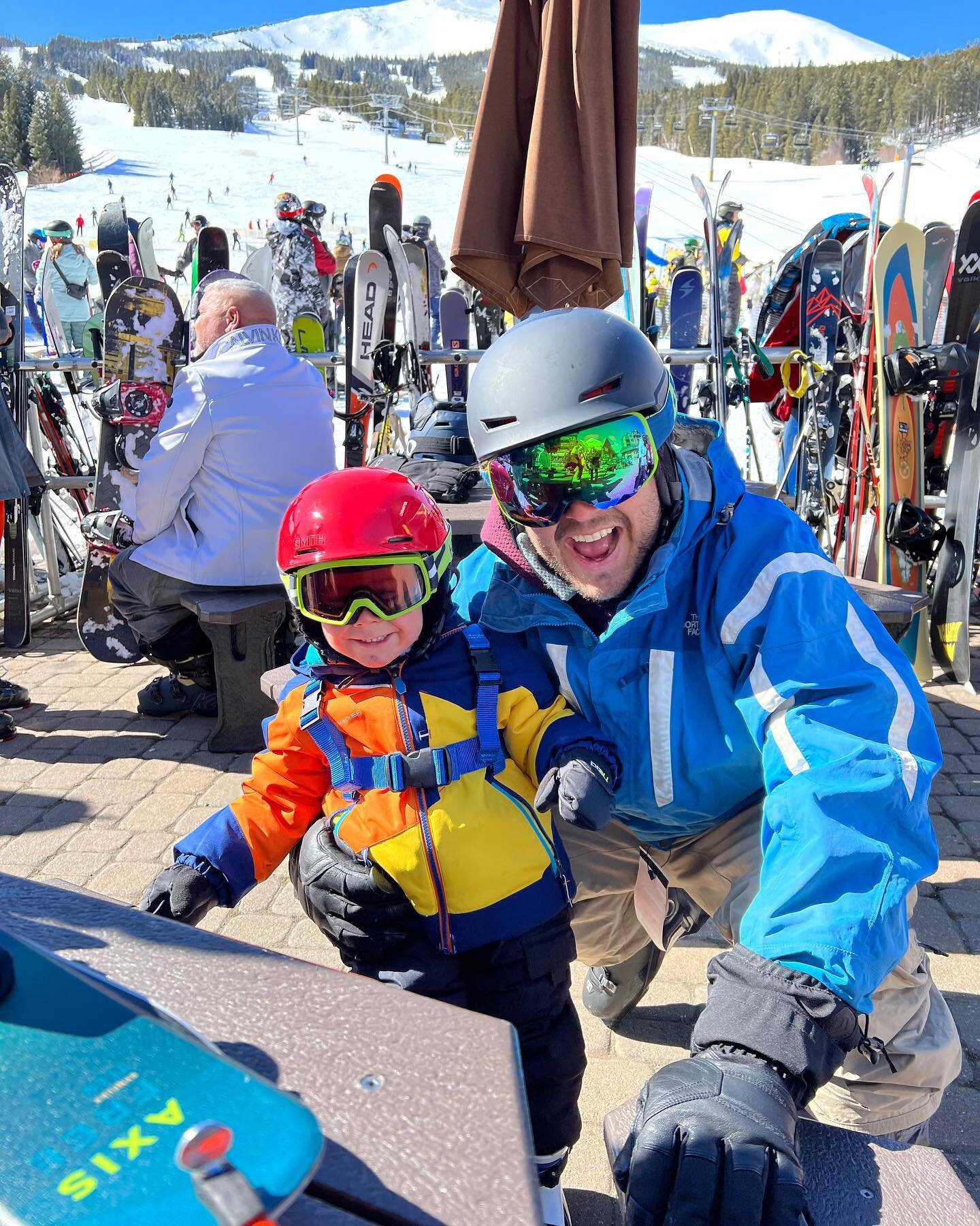 Watching Sully love skiing today was the greatest - tears were only shed when we had to take them off and stop for the day! Love my boys.