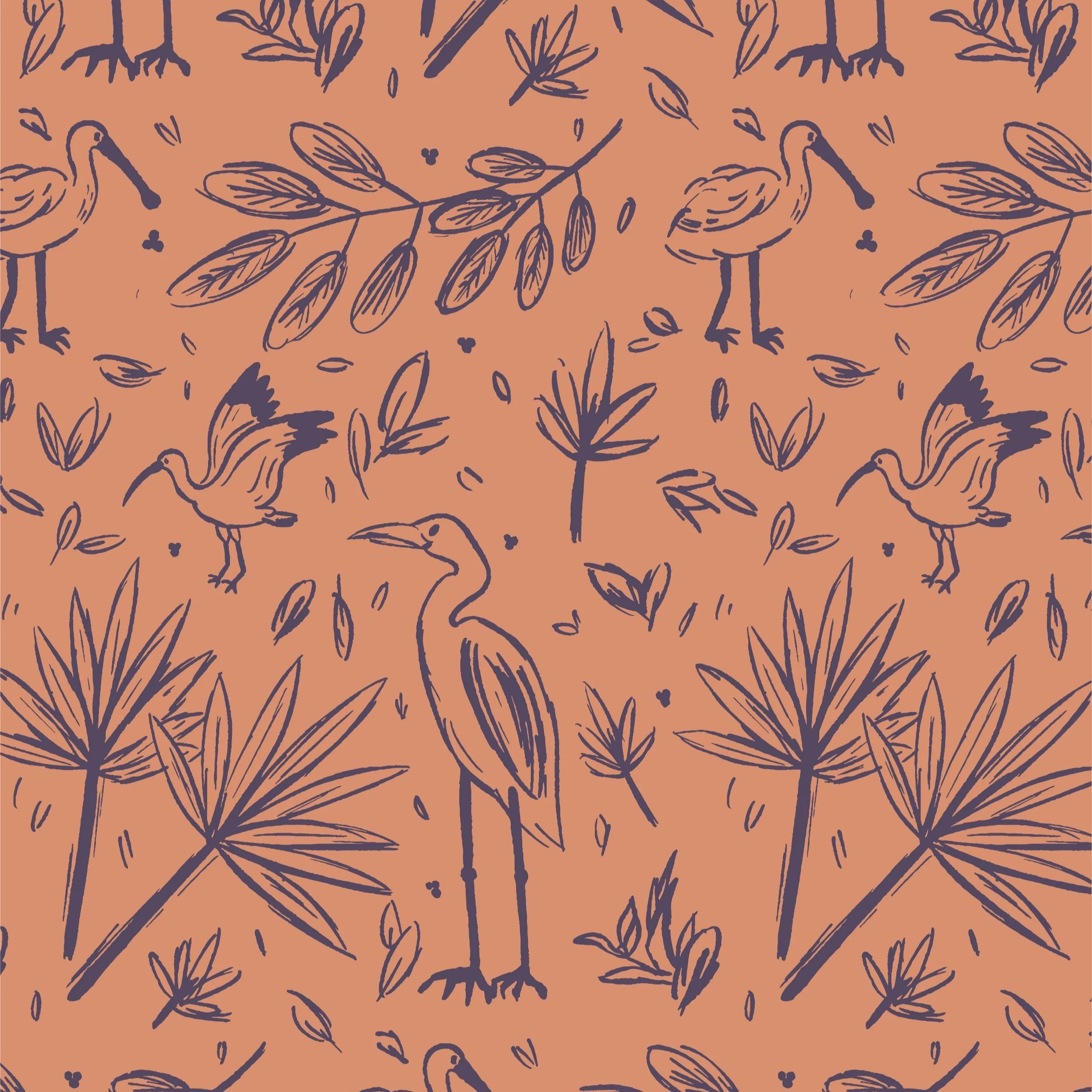 Sketching Florida Surface Pattern