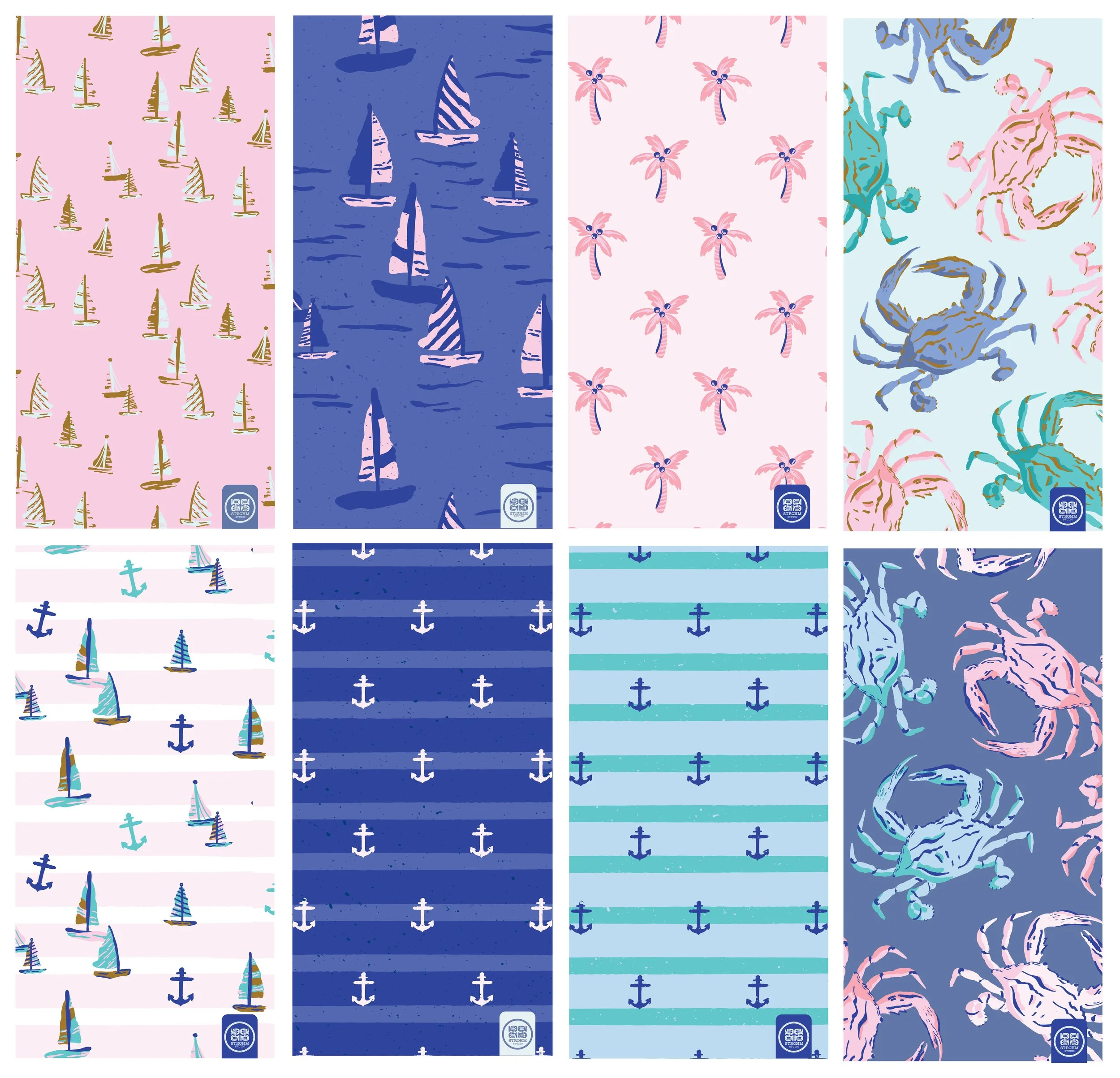 Beach Life Wallpaper Prints