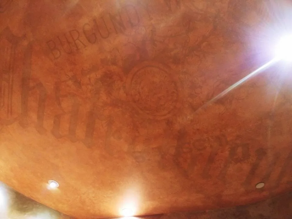 ghost writing-faux ceiling
