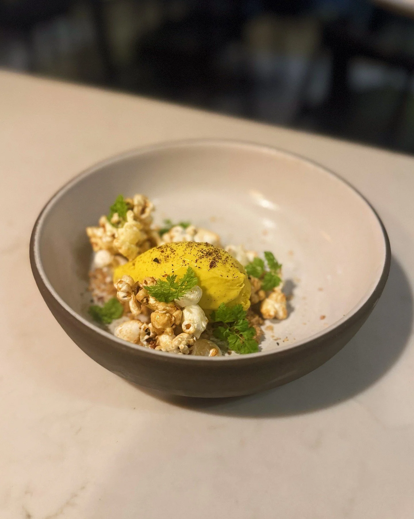 Gracing our @seattlerestaurantweek menu &mdash; handmade tonnarelli with pomodoro, eggplant conserva, and pecorino. Followed by a corn gelato layered with hazelnut crumble, kettle corn, and coffee salt.

Bookings are available for SRW until the 8th. 
