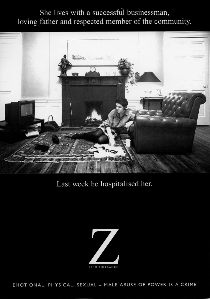 Zero Tolerance, Prevalence Campaign, Edinburgh, 1993 // © Franki Raffles Estate. Courtesy of University of St Andrews Library & Edinburgh Napier University