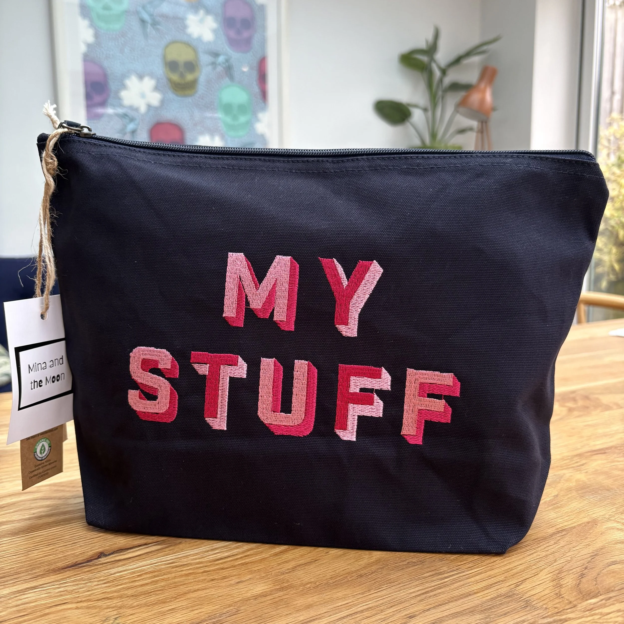 ‘MY STUFF’ Zip Up Pouch