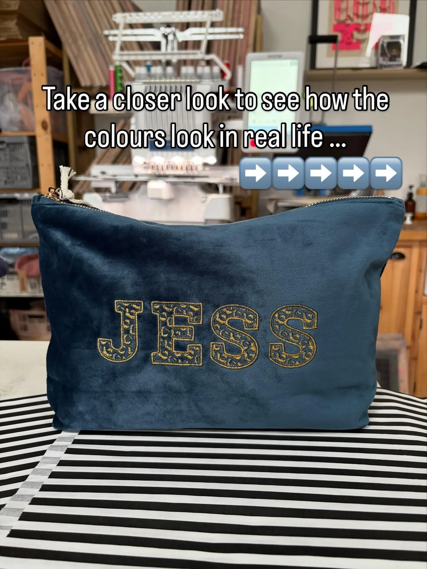 These velvet pouches have been flying out this week 

Check out these tiny video clips to see all the colours properly. 

The perfect unique &amp; personalised gift idea 🎁 

#personalisedg&igrave;fts #velvetaccessoriespouch #uniquegiftidea