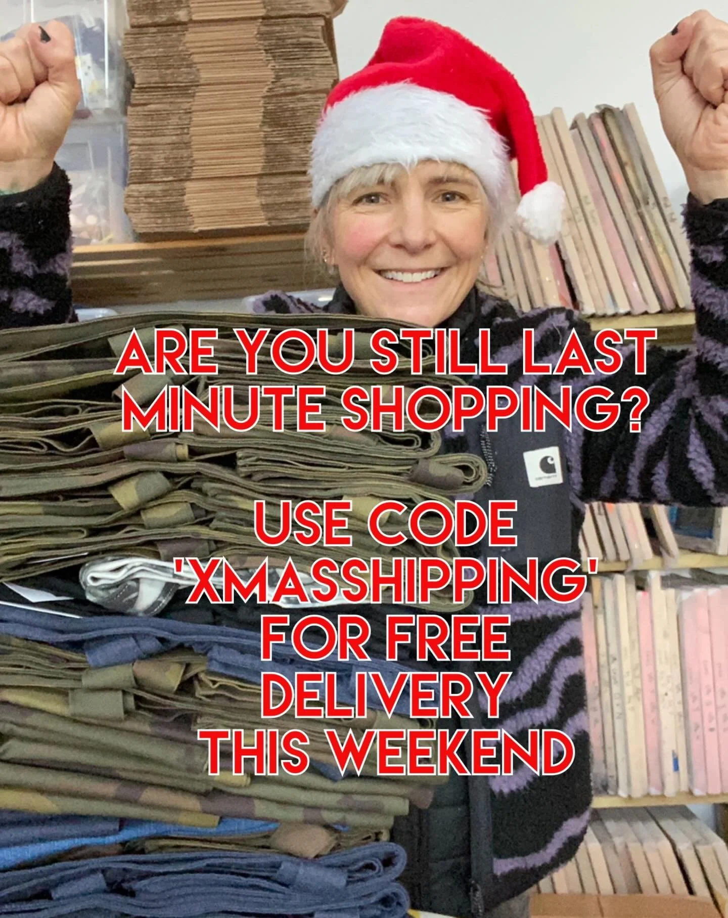 Use code &lsquo;XMASSHIPPING&rsquo; for free delivery this weekend 🚚 

#freepost #freeshipping #discountcode